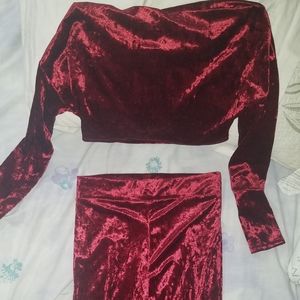 Forever 21 Velour pant set